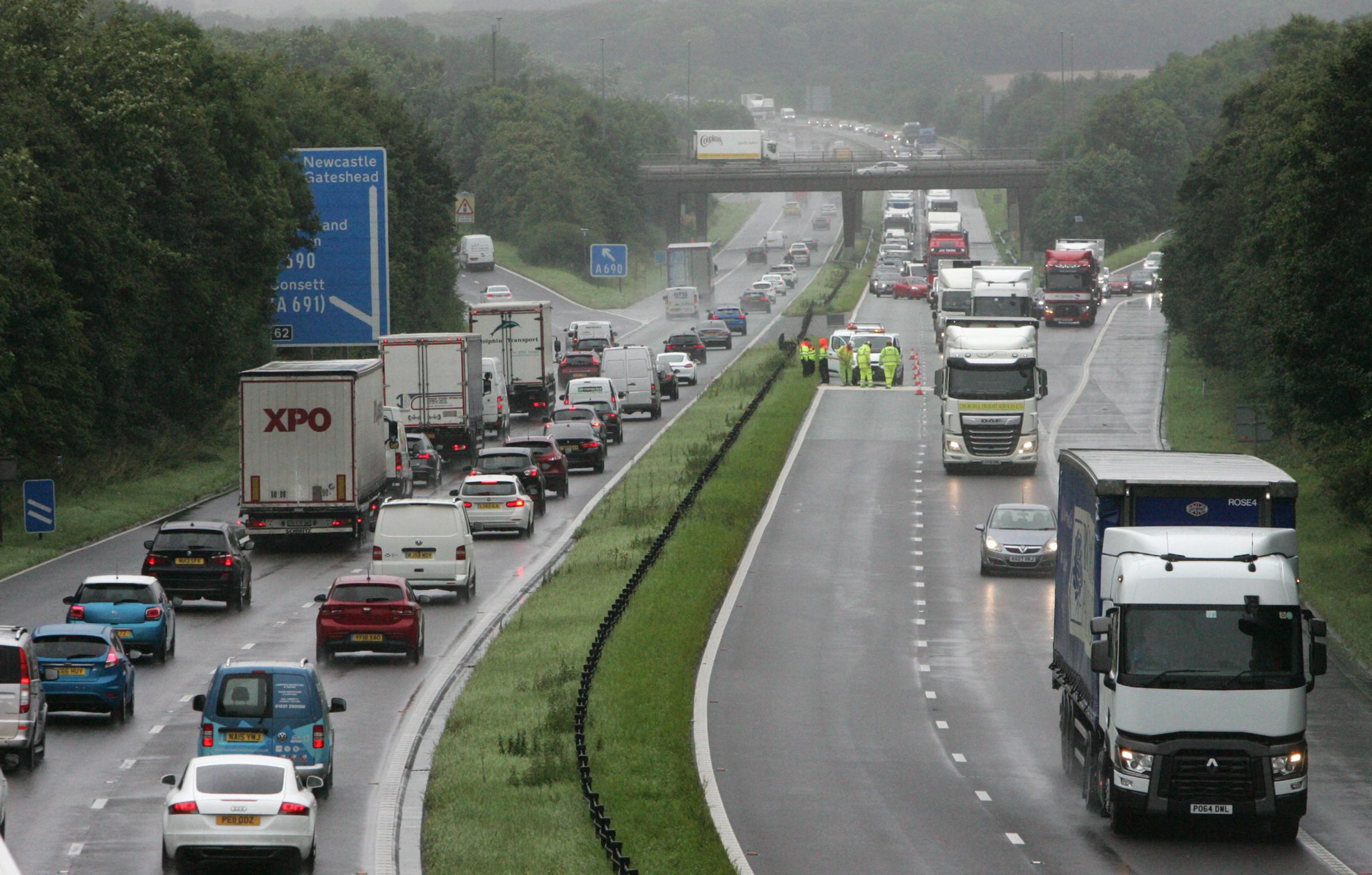 A1 M Accident Near Durham Cleared The Northern Echo