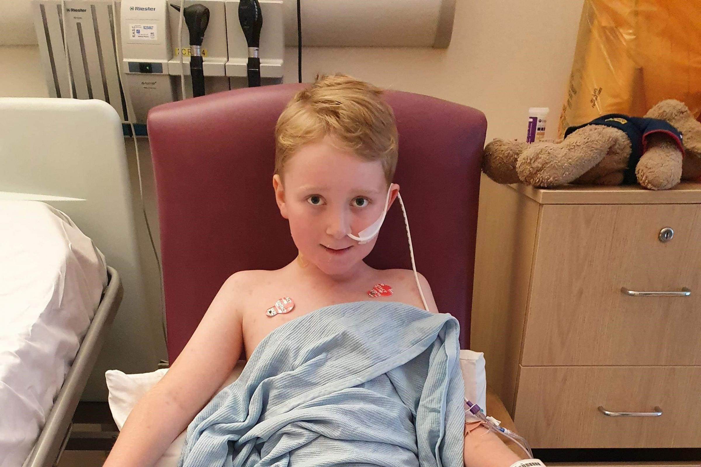 Covid-linked boy recovering from coma and family “thanks” for Christmas