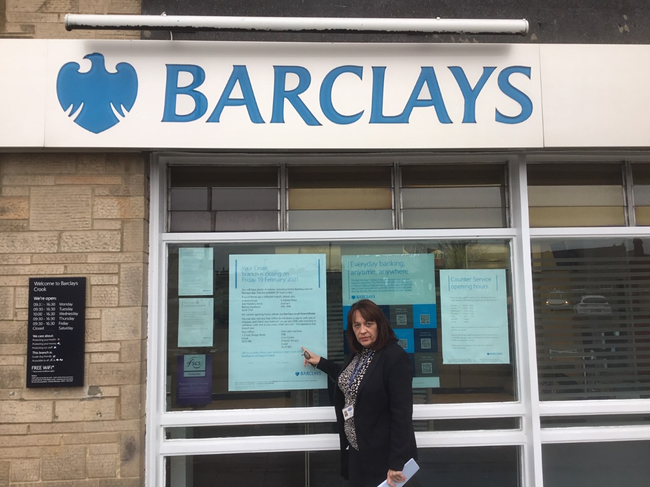 Talks To Find A Solution To Crook S Barclays Closure The Northern Echo