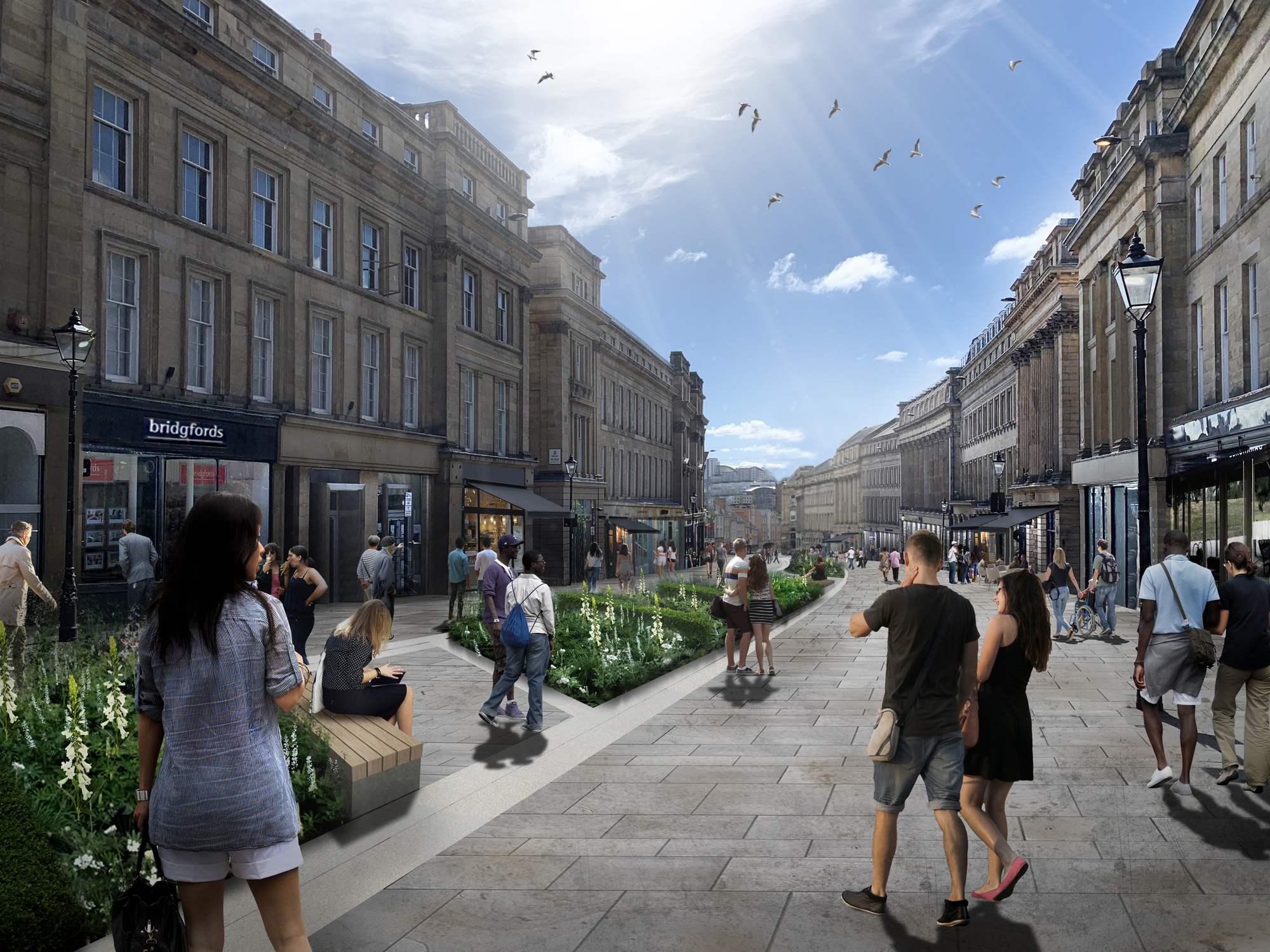 A new concept image of Grey Street 