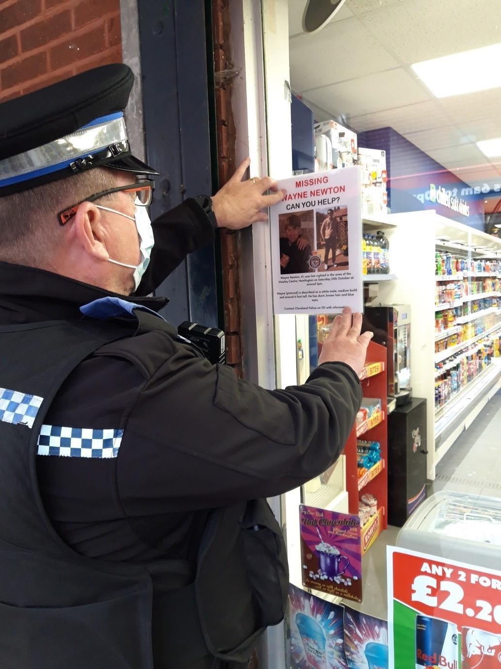 Specialist officers carrying out searches 