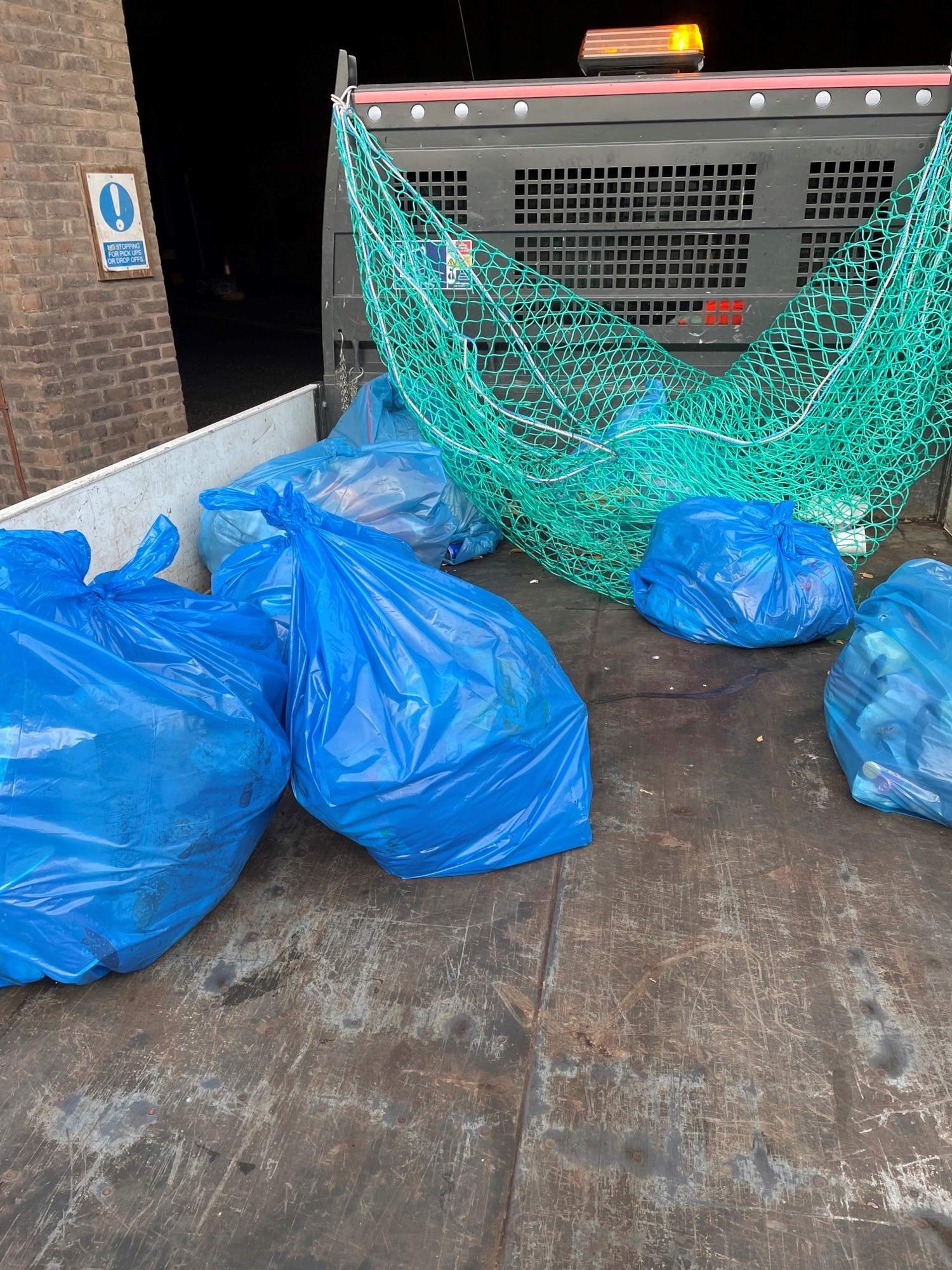 Rubbish being cleared from the River Wear in Durham City centre