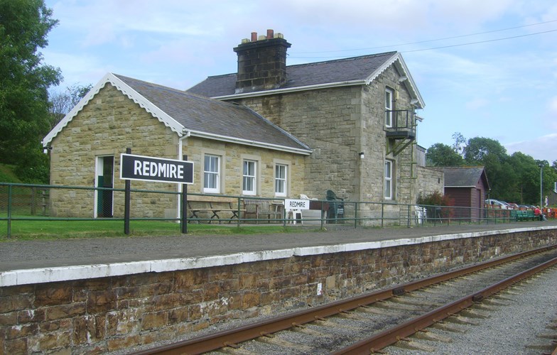 Redmire Station, on the Wensleydale Railway