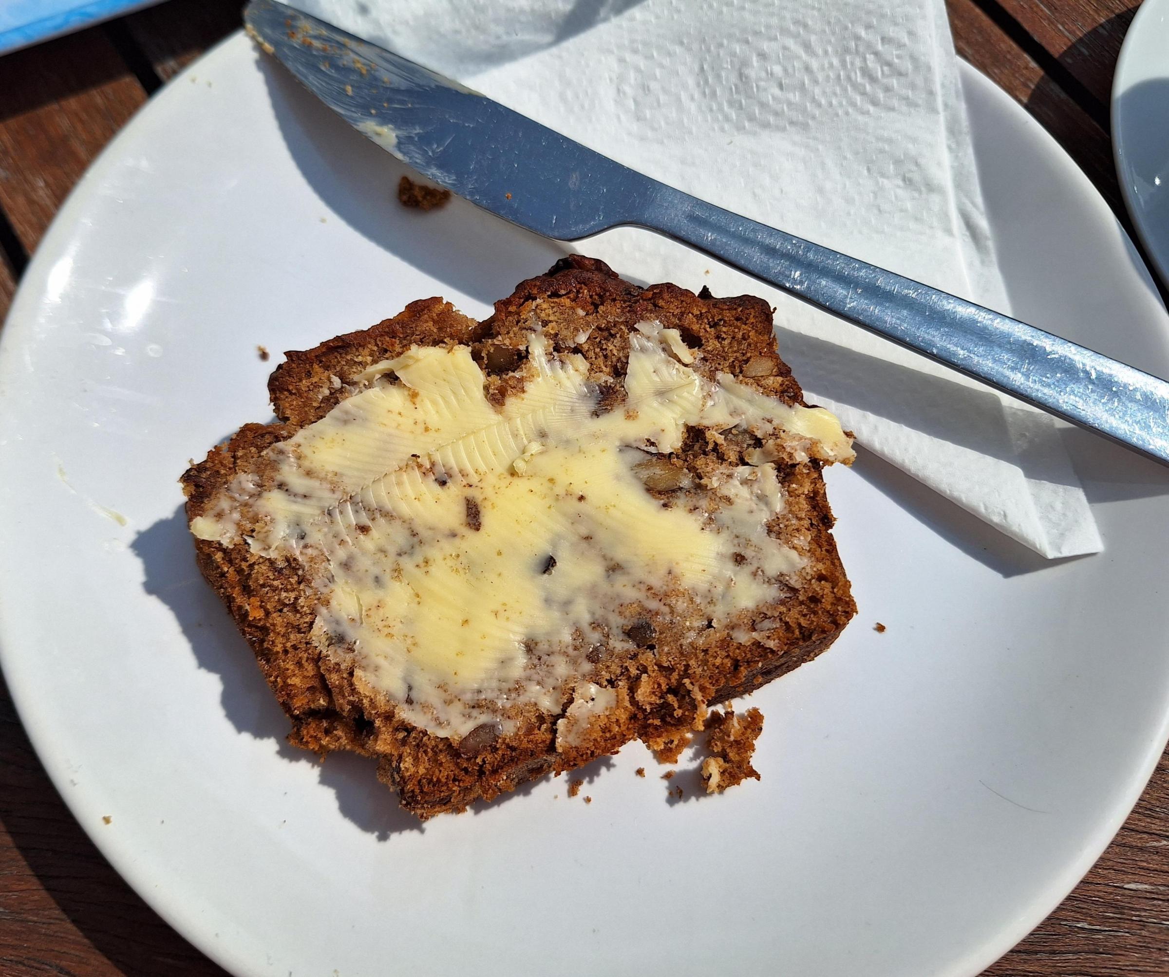 Date and walnut loaf - a perfect snack for hungry walkers