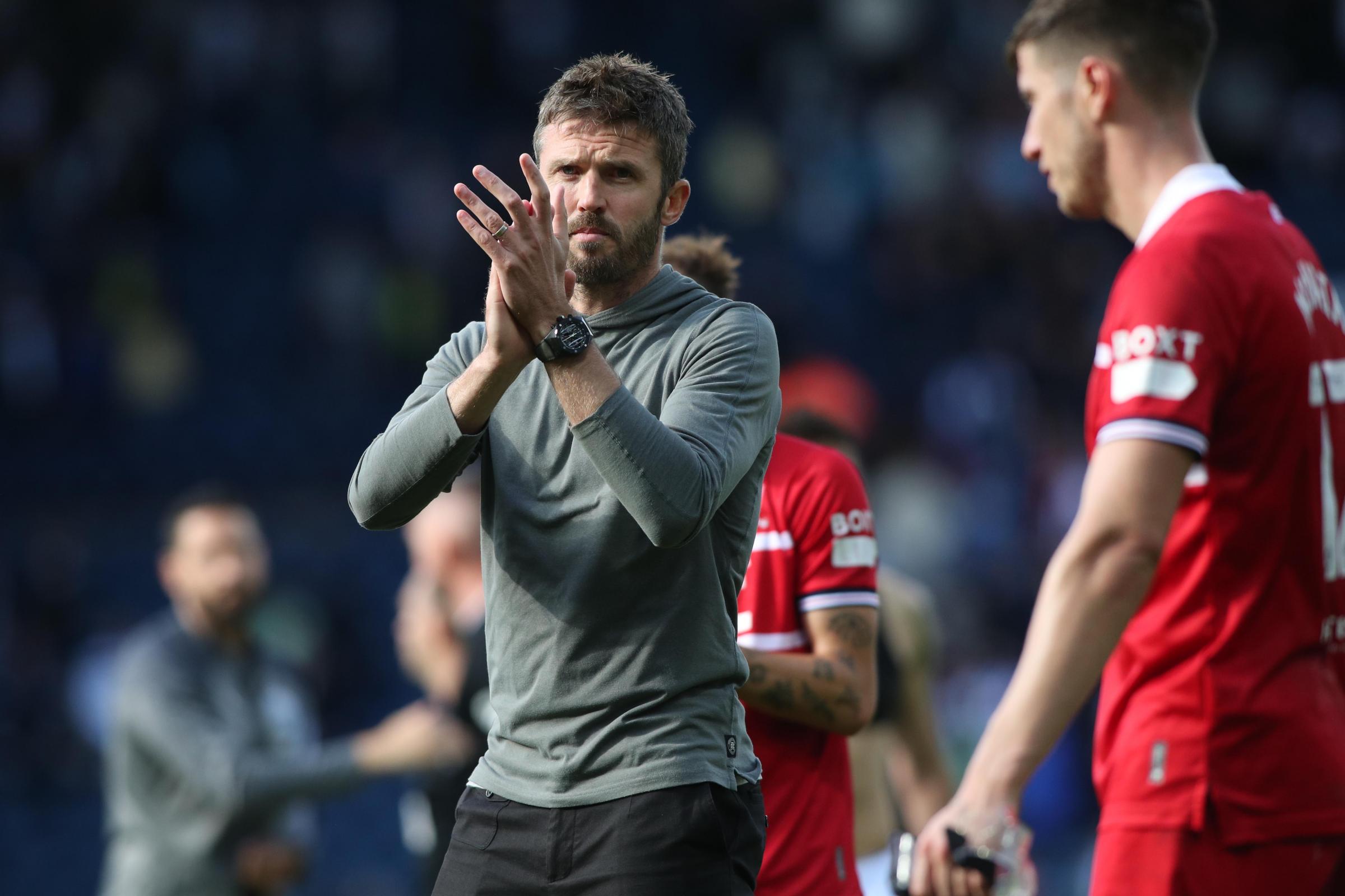 Middlesbrough: Michael Carrick reacts to West Brom defeat