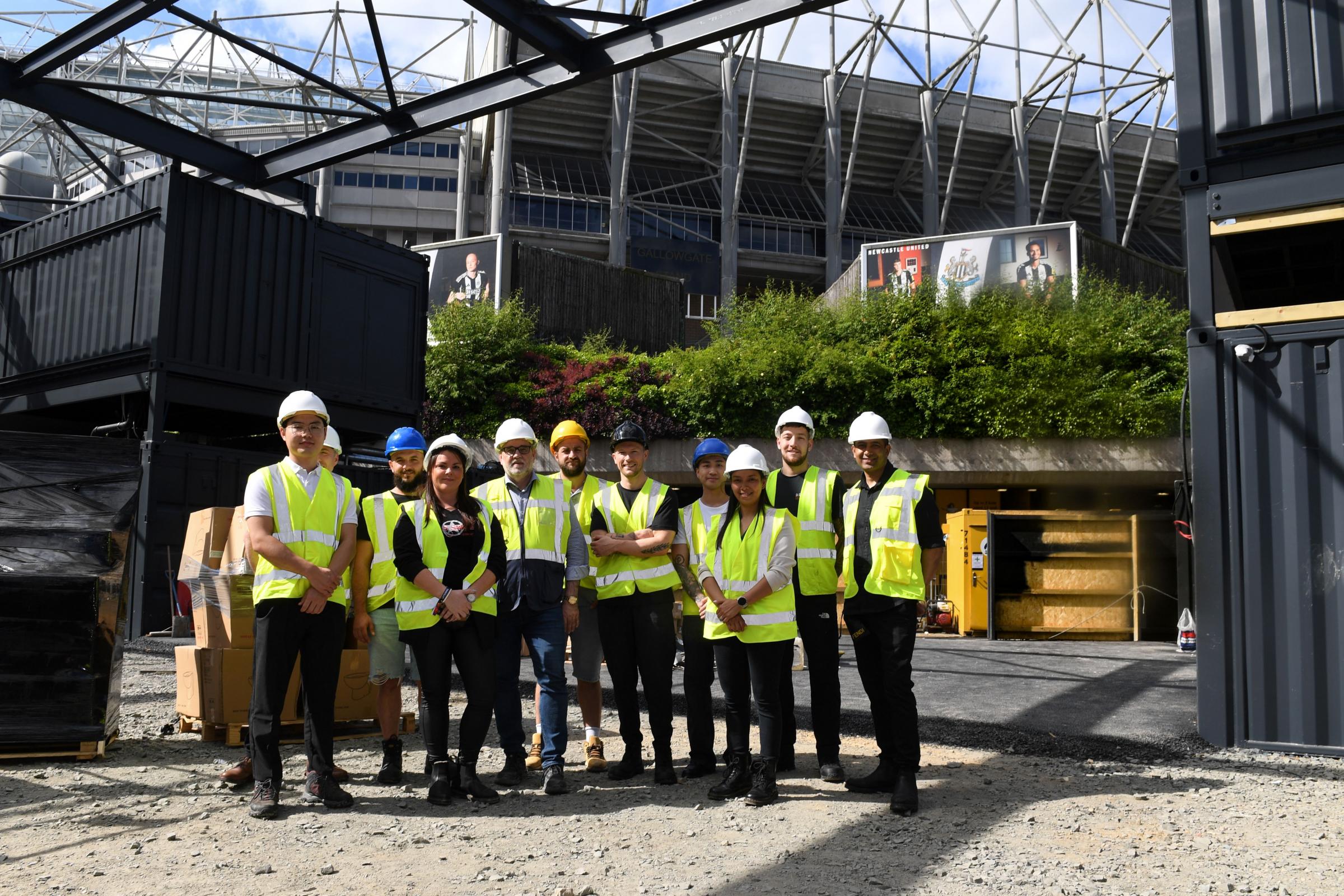 St. James' Park fanzone in Newcastle hosts recruitment drive