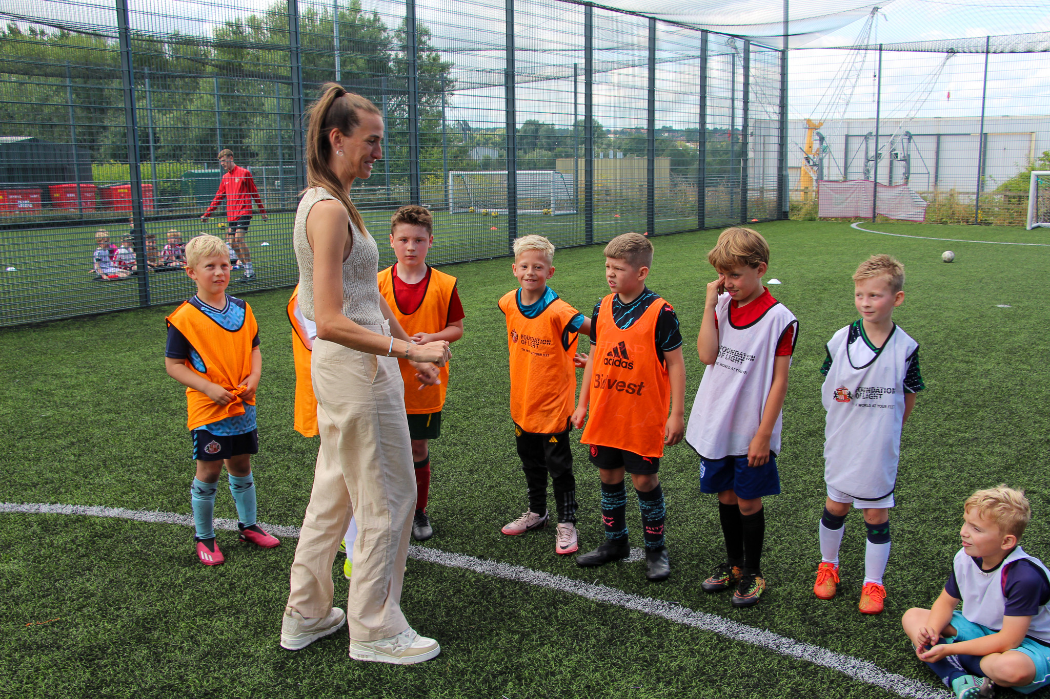 Jill Scott visits Beacon of Light's holiday courses in Sunderland