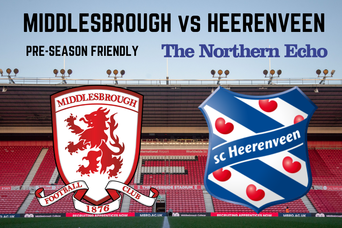 Middlesbrough v Heerenveen Live Pre-Season Friendly