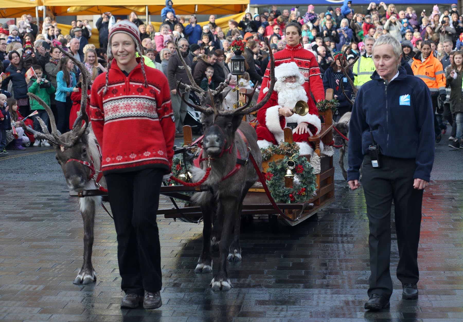 Darlington Christmas Parade 2022 Darlington Vegans Demonstrate At Christmas Events With Reindeer Following  Animal Aid Investigation | The Northern Echo